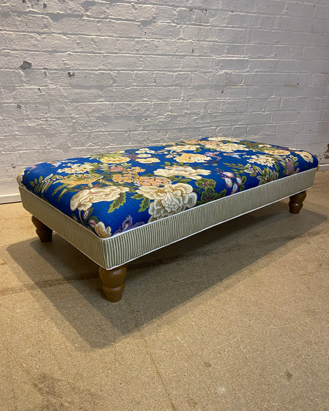 Bryher ottoman in Sanderson and Fermoie