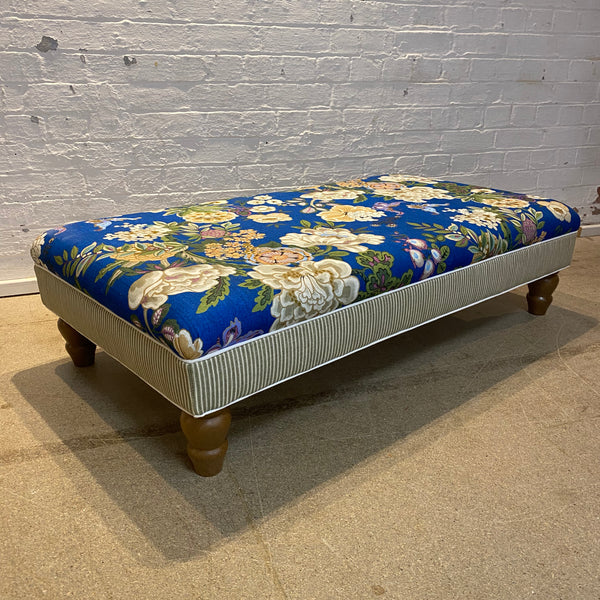 Bryher ottoman in Sanderson and Fermoie