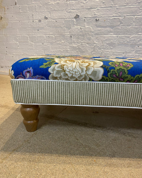 Bryher ottoman in Sanderson and Fermoie