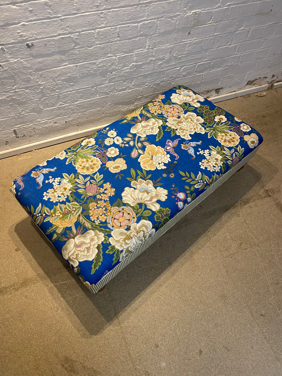 Bryher ottoman in Sanderson and Fermoie