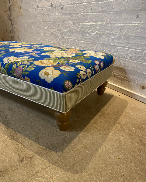 Bryher ottoman in Sanderson and Fermoie