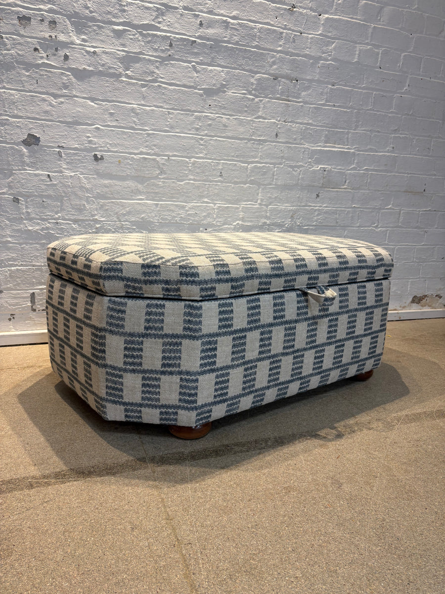 Odette Storage Ottoman In Any Fabric