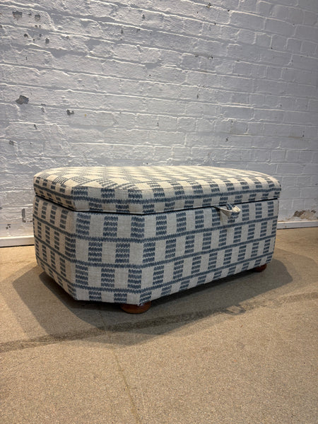 Odette Storage Ottoman In Any Fabric