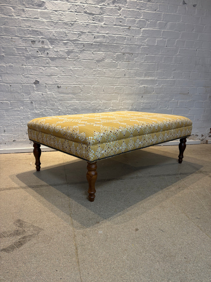 Dorothy Studded Ottoman Footstool