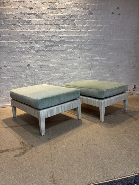 Custom Honey Lux Ottoman