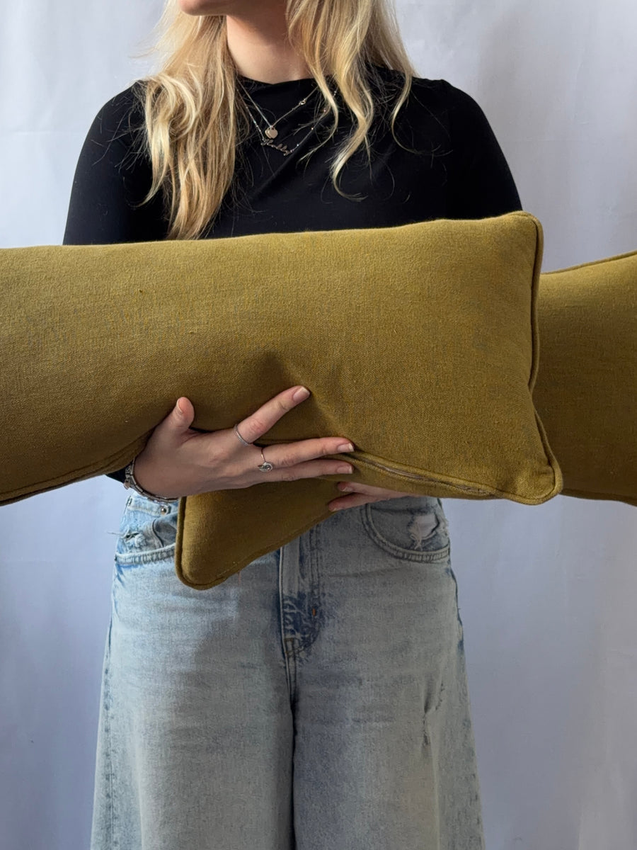2 x Mini Bolster cushion 60 x 30 cm - sold as pair