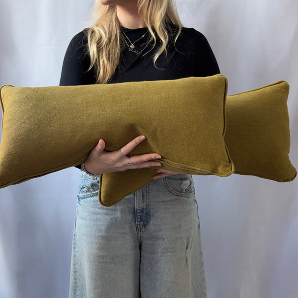 2 x Mini Bolster cushion 60 x 30 cm - sold as pair