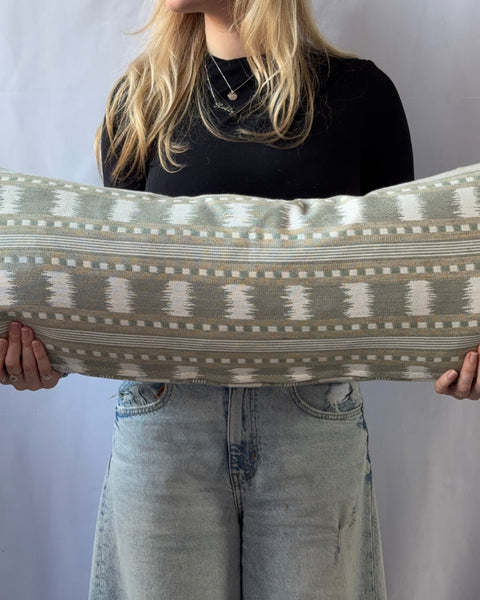 James Hare Paxton Green Bolster 90 x 35 cm
