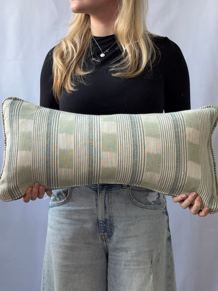 2 x Christopher Farr Lost & Found Mini Bolster cushion 60 x 30 cm - sold as pair