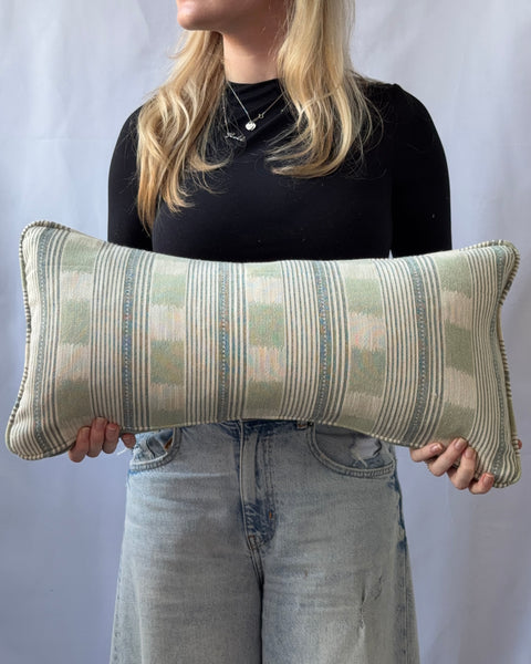 2 x Christopher Farr Lost & Found Mini Bolster cushion 60 x 30 cm - sold as pair