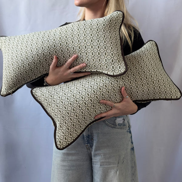 2 x Mini Bolster cushion 60 x 30 cm sold as pair