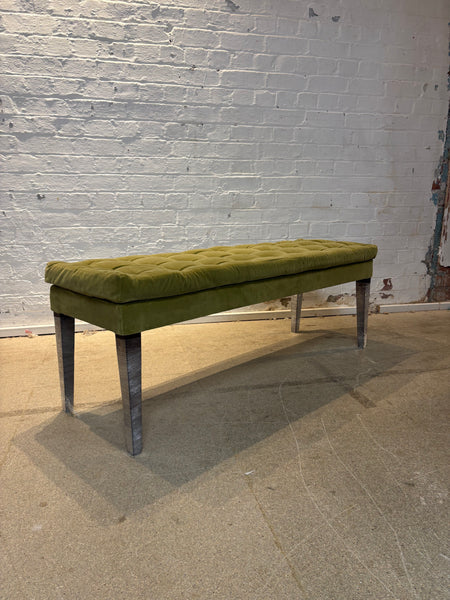 Tanya Bespoke Bench with Floating Buttoned Top