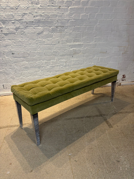 Tanya Bespoke Bench with Floating Buttoned Top