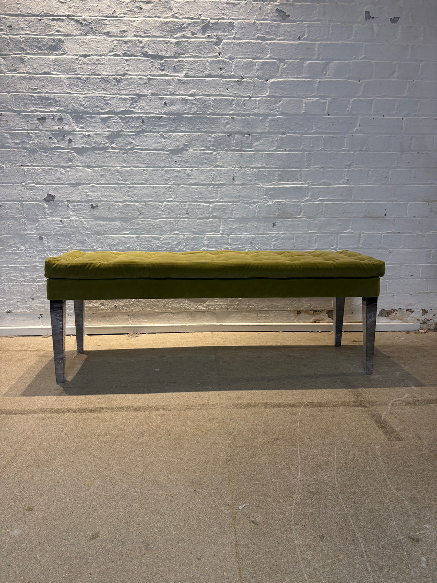 Tanya Bespoke Bench with Floating Buttoned Top