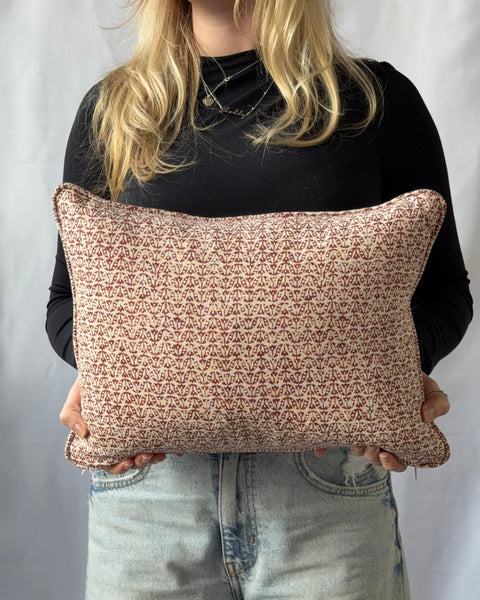 James Hare Flori Cherry Rose Lumbar 40 x 30 cm