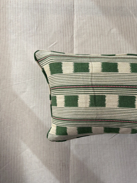 Bolster cushion 90 x 35cm in Christopher Farr, Lost and Found in Green
