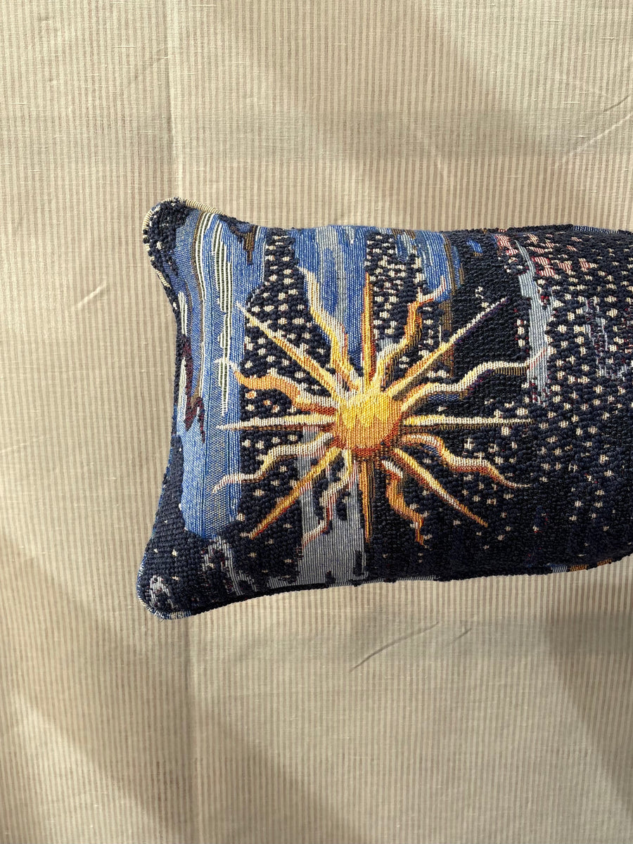 Bolster cushion 90 x 35cm in Mataphores, Galaxie, celeste