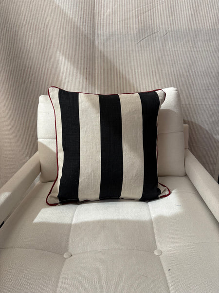 Square cushion 45 x 45cm in Studio Buchanan studio stripe