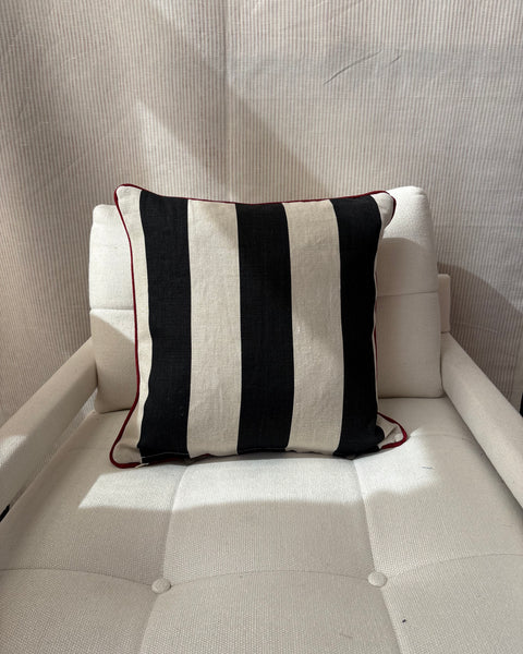 Square cushion 45 x 45cm in Studio Buchanan studio stripe
