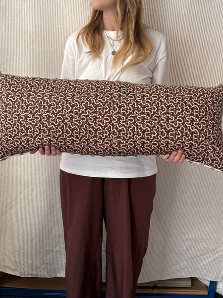 Bolster cushion 90 x 35cm in Schumacher