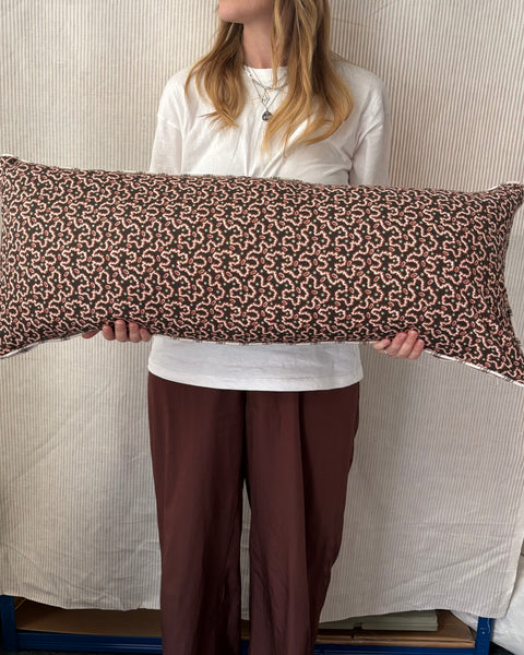 Bolster cushion 90 x 35cm in Schumacher