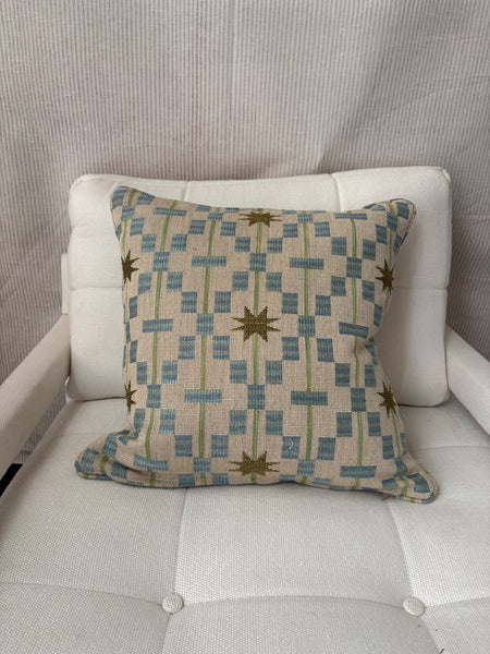 Square cushion in Studio Ashby, Afua in Olive