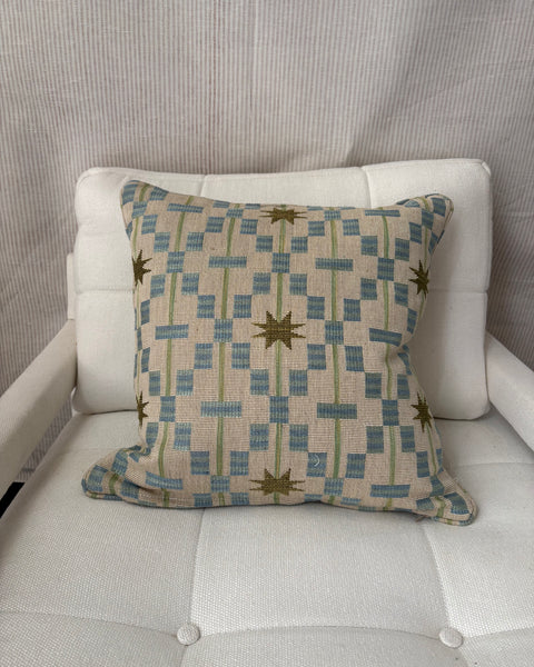 Square cushion in Studio Ashby, Afua in Olive