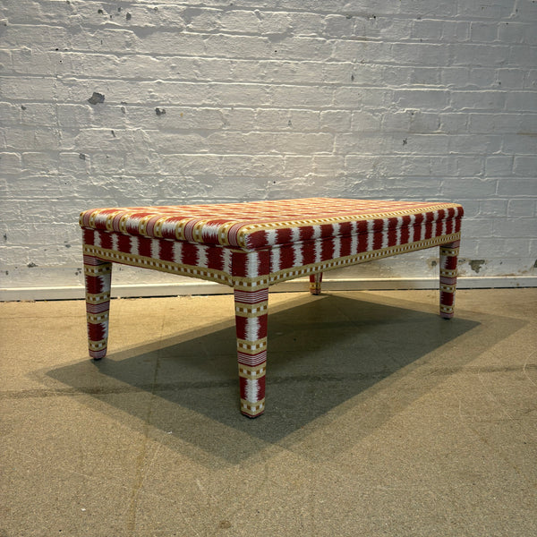 Medium  Honey ottoman in James Hare Paxton