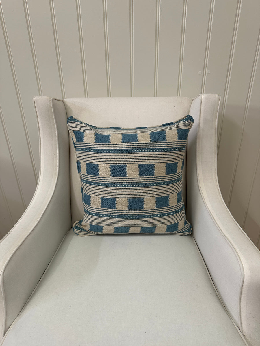 Christopher Farr Lost & Found Denim Square Cushion