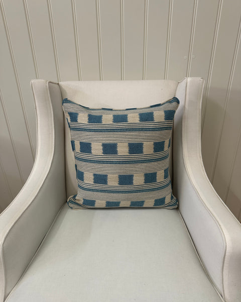 Christopher Farr Lost & Found Denim Square Cushion