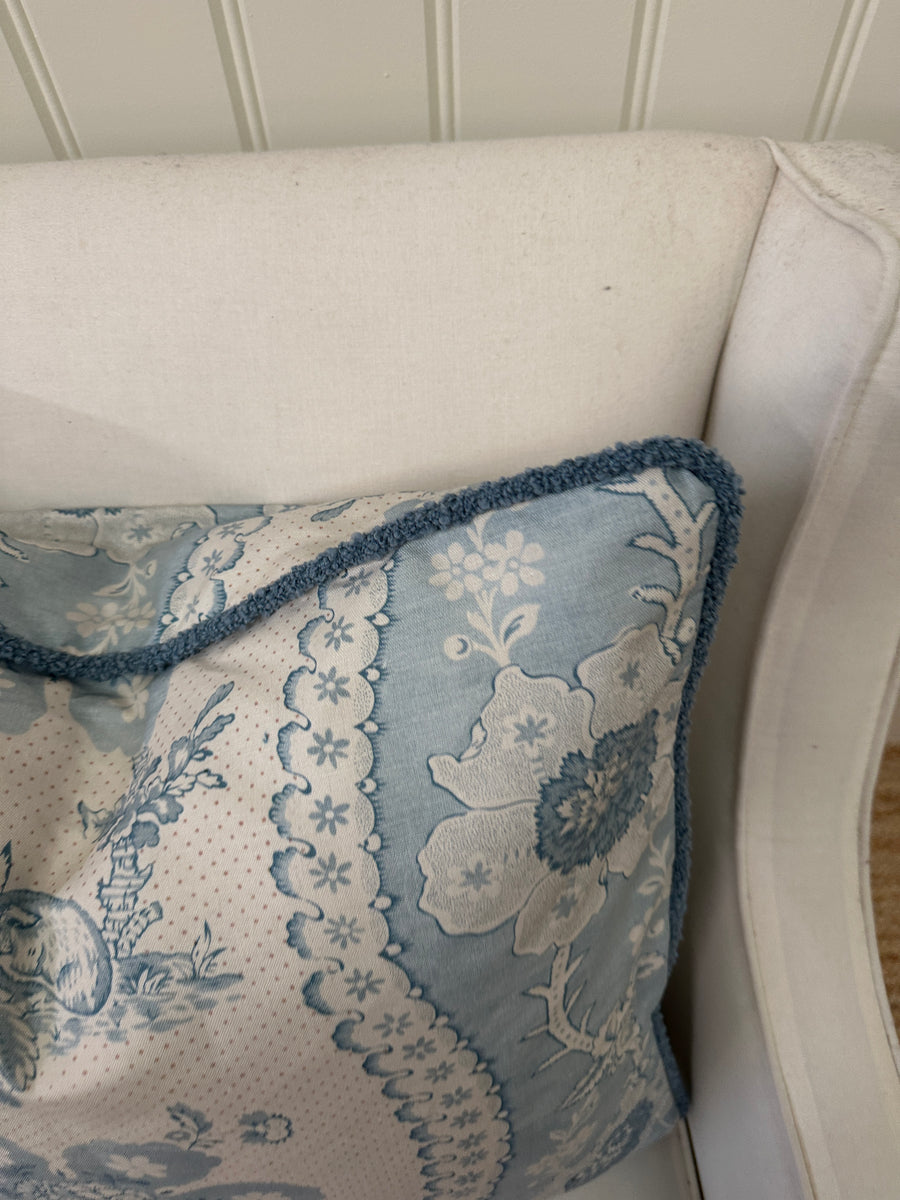 Nicholas Herbert toile des lapin  Large Square Cushion