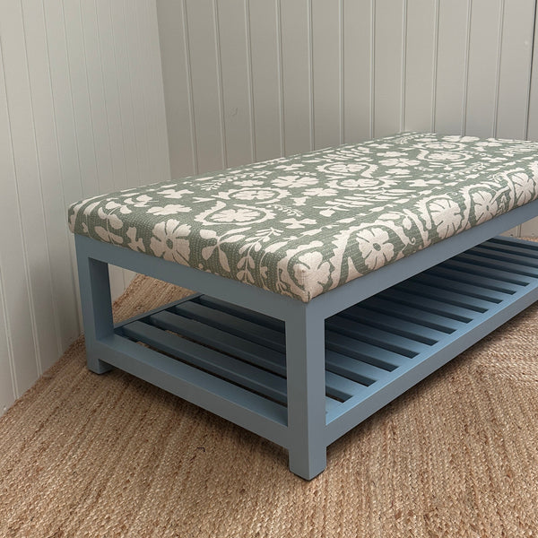 Florence ottoman in lewis and wood