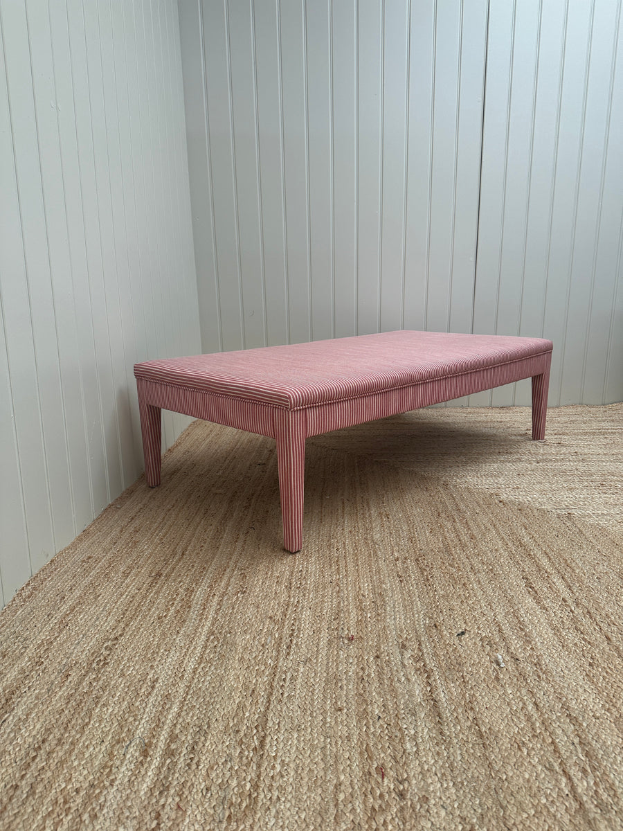 Fermoie Poulton Stripe - Honey ottoman