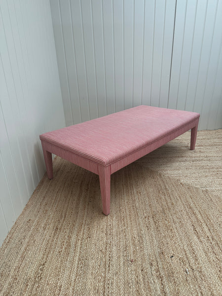 Fermoie Poulton Stripe - Honey ottoman