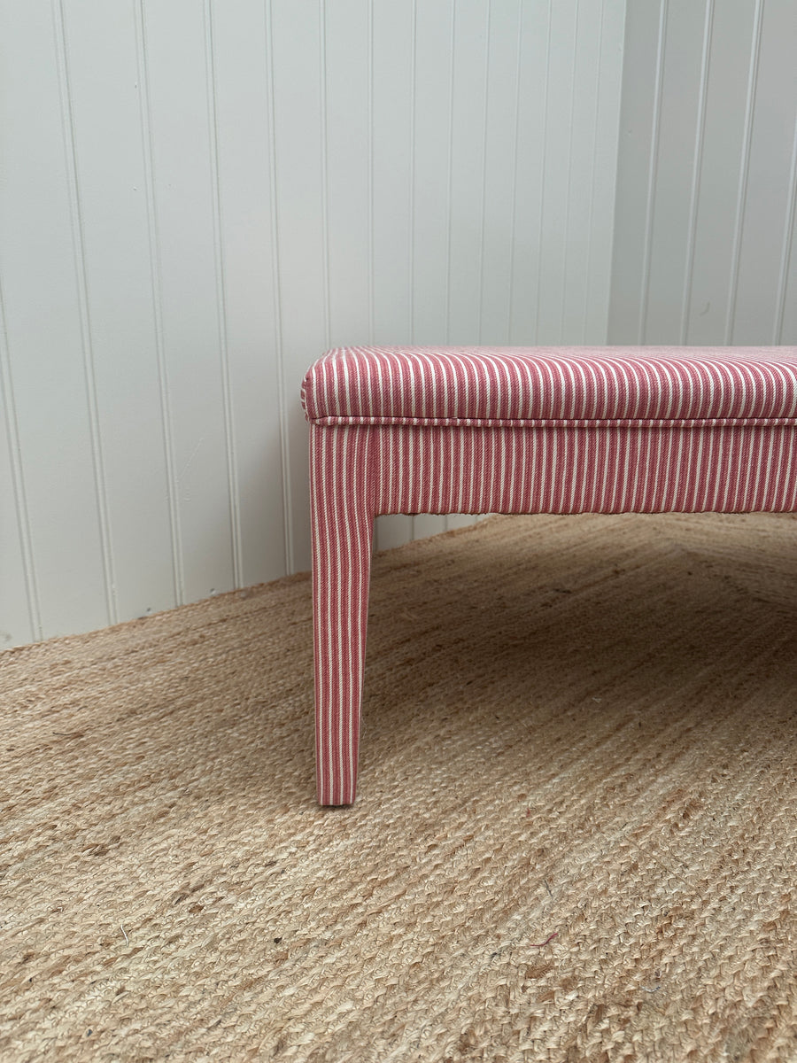 Fermoie Poulton Stripe - Honey ottoman