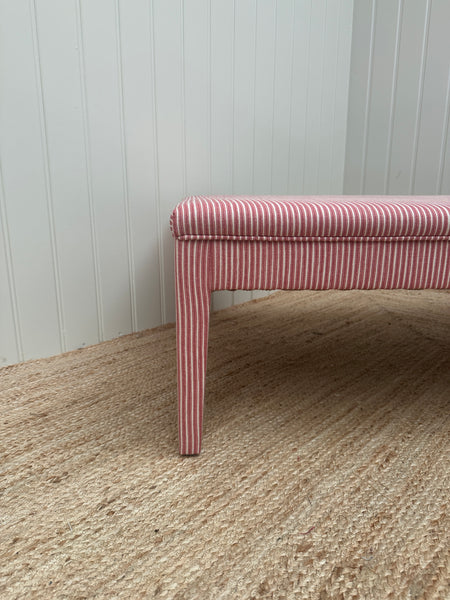 Fermoie Poulton Stripe - Honey ottoman