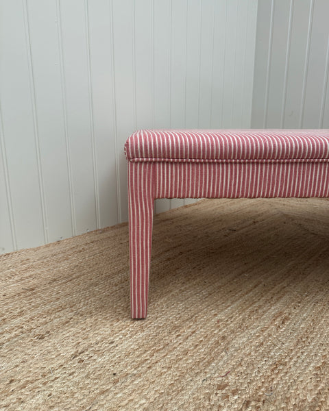 Fermoie Poulton Stripe - Honey ottoman
