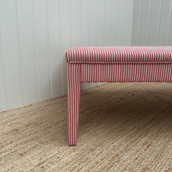 Fermoie Poulton Stripe - Honey ottoman