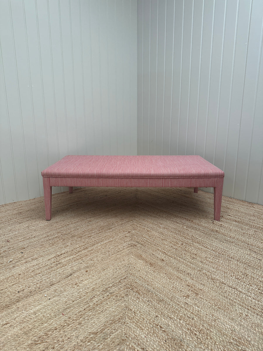 Fermoie Poulton Stripe - Honey ottoman