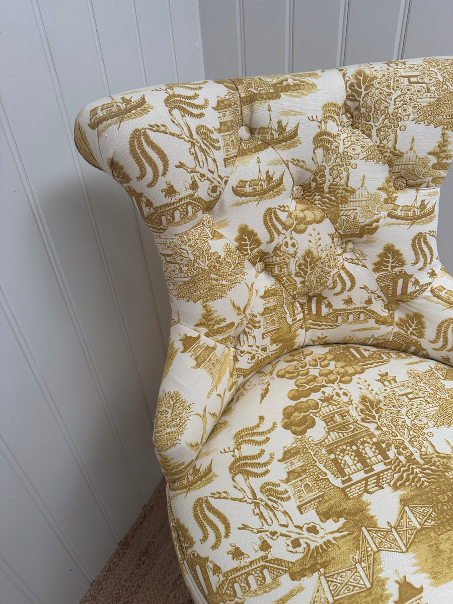 SECONDS Selma Office Chair in Beata Heuman Willow