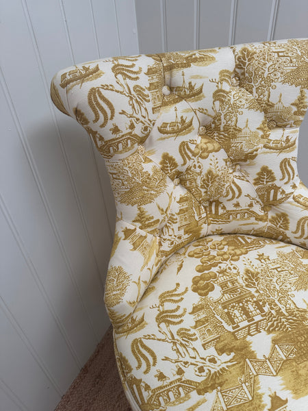 SECONDS Selma Office Chair in Beata Heuman Willow