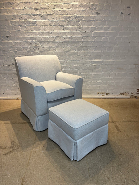 Bespoke Elle Armchair & Footstool
