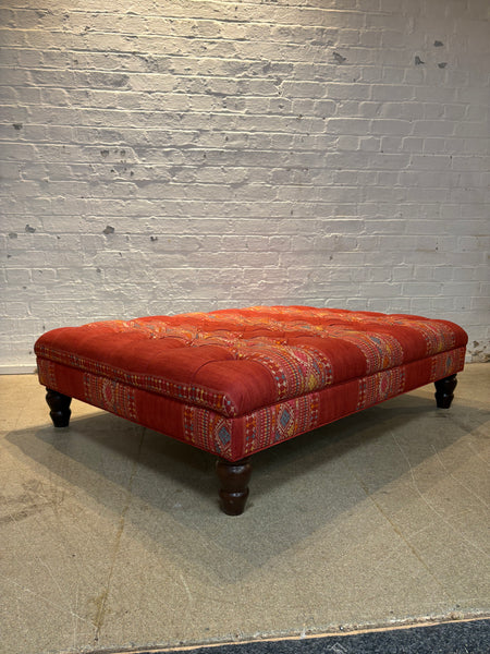 Bespoke Rebecca Buttoned Ottoman Footstool
