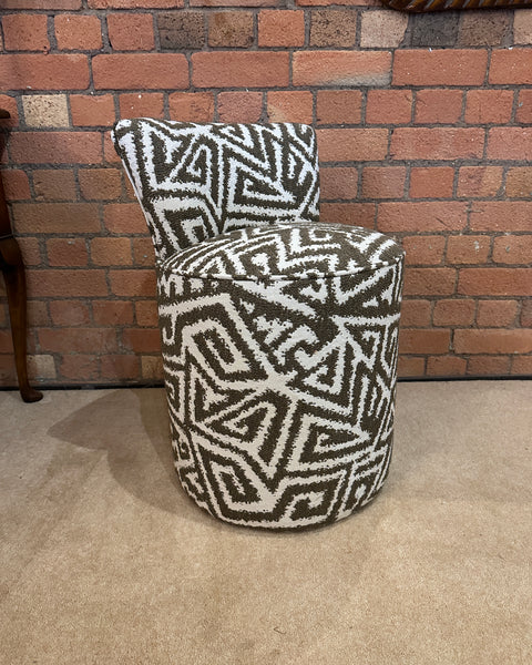 Jim Thompson Agafay in Tobacco - Sandy Dressing Table Stool