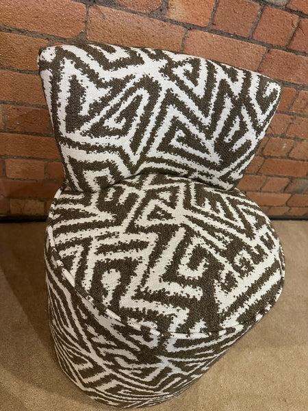 Jim Thompson Agafay in Tobacco - Sandy Dressing Table Stool