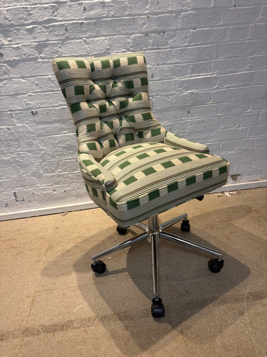 Daisy Office Chair in Christopher Farr, Lost and Found in Green