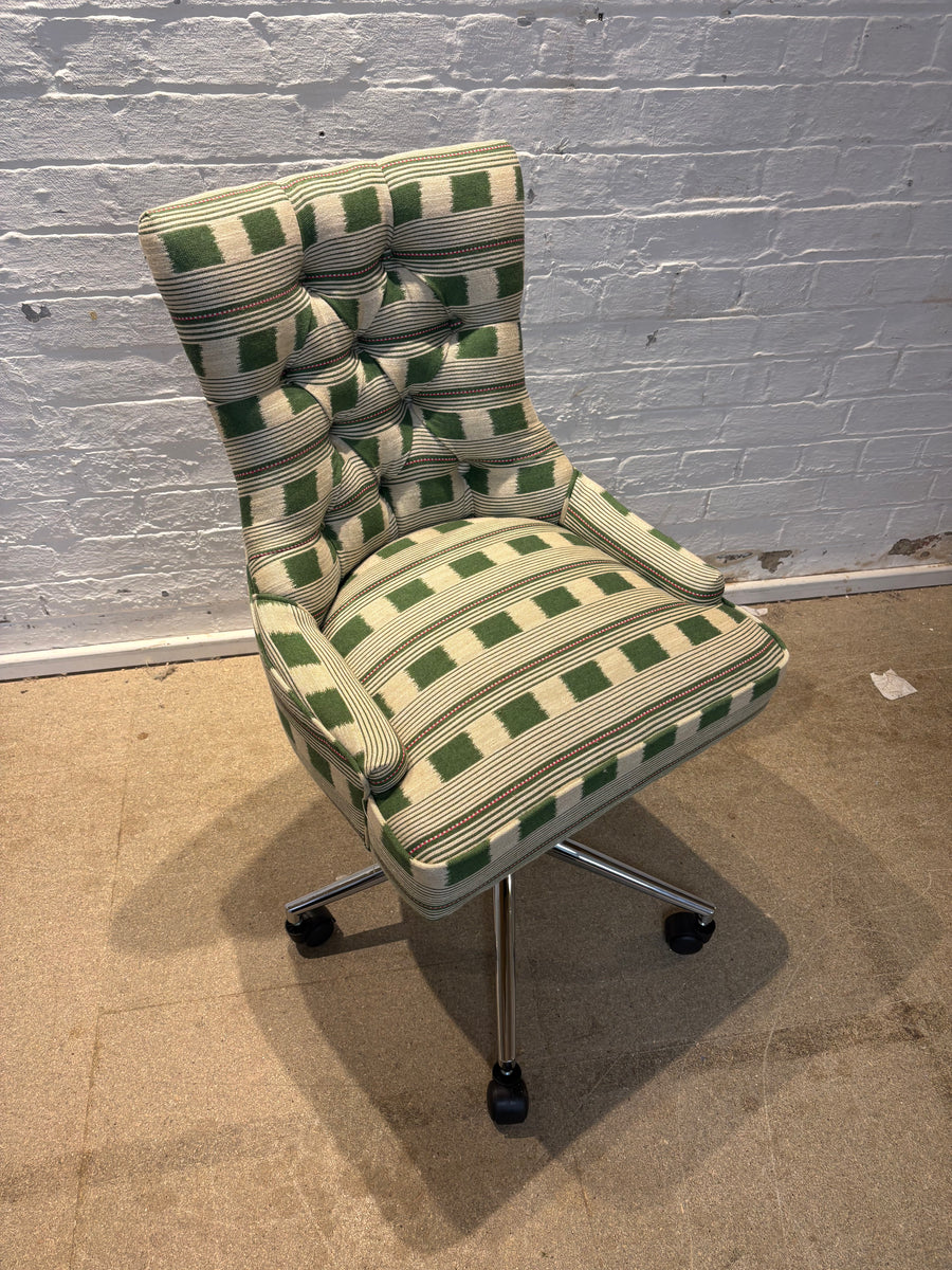Daisy Office Chair in Christopher Farr, Lost and Found in Green