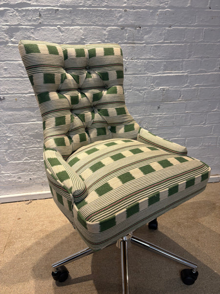 Daisy Office Chair in Christopher Farr, Lost and Found in Green