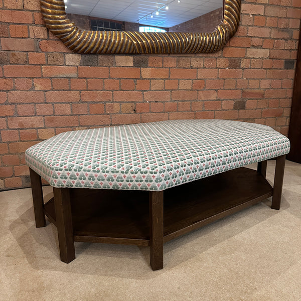 Annie Octagon Storage Ottoman In Any Fabric