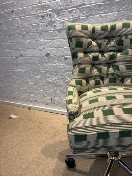 Daisy Office Chair in Christopher Farr, Lost and Found in Green